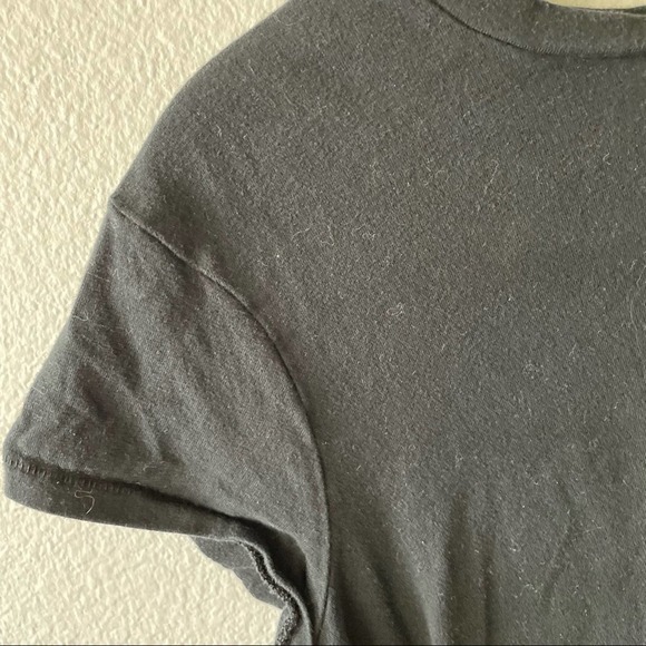 Wild Fable Black Basic Crop Tee - Picture 3 of 4